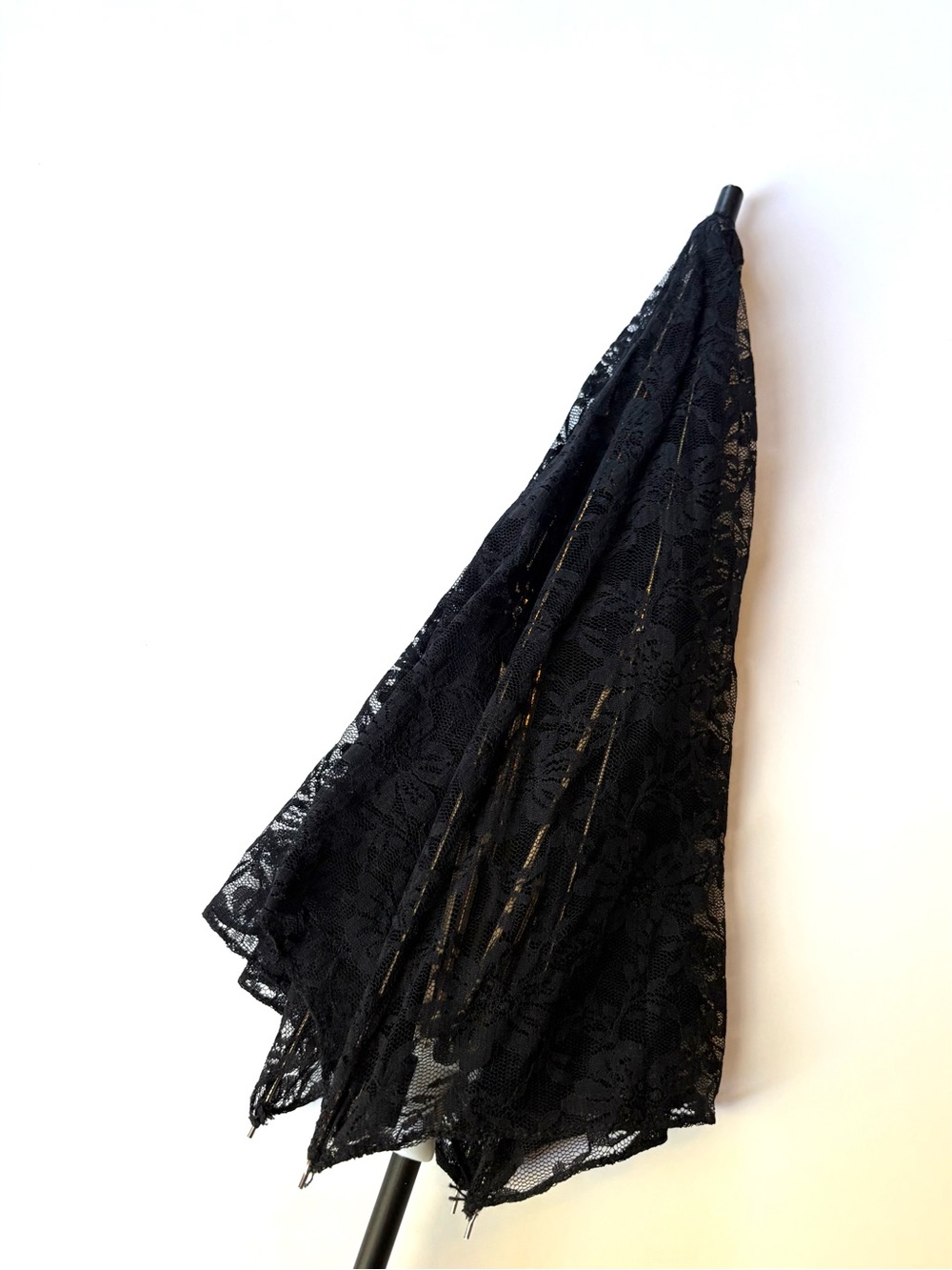 Party City Black Lace Decorative Umbrella 31 inch - Picture 7 of 7